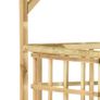 Garden Pergola for Double Bins Impregnated Pinewood Image 2