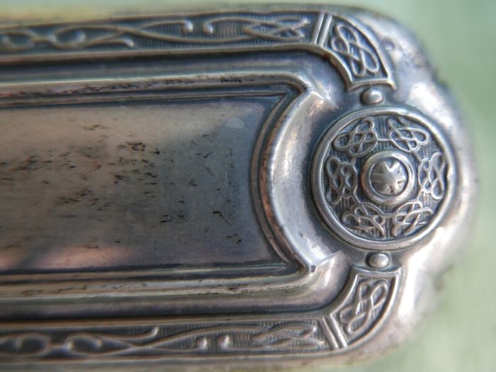Antique 1800s Sterling Silver Cloth Brush, Art Deco Cloth Brush, 1800s - 97,8g
