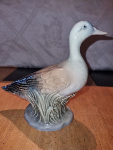 Large Spanish Porcelain Duck Figurine