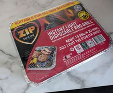 Instant disposable BBQ grill