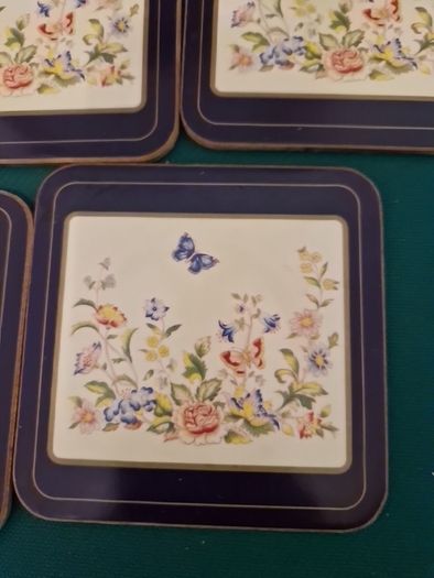 aynsley cottage garden coasters