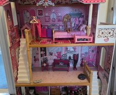 Amelia wooden doll house