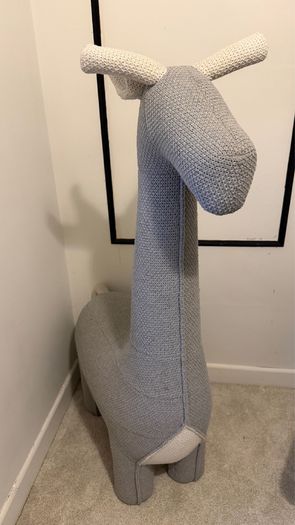 Nursery baby room giraffe and elephant