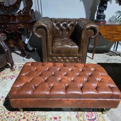 chesterfield tube+ large footstool