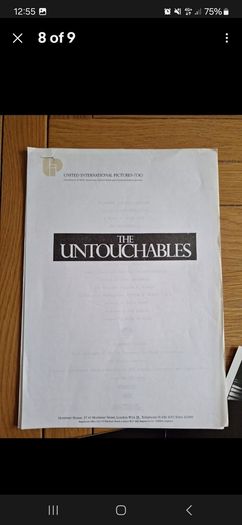 The Untouchables Press Kit