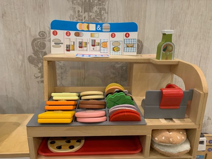 Wooden Toy Sandwich counter