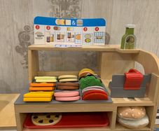 Wooden Toy Sandwich counter