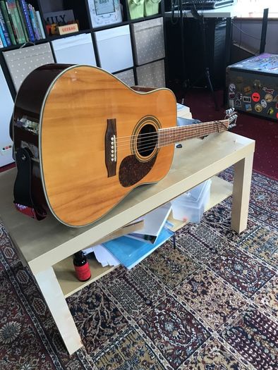 Vintage solid spruce top Acoustic guitar