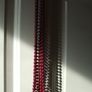 SALE!  2 Very Long Plastic Red and Purple Beaded Necklaces Image 4