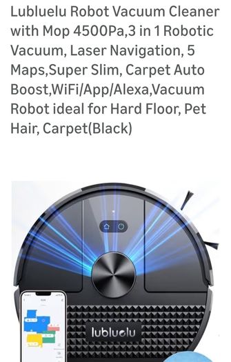 lubluelu Robot Vacuum clear