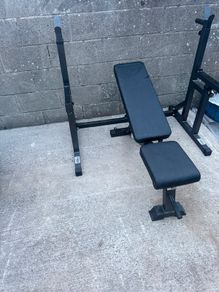 weight bench squat rack