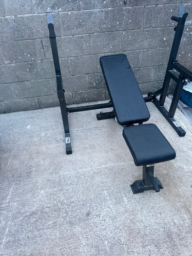 weight bench squat rack