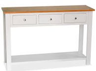 main image for ad Console Table 118x35x77 cm Solid Oak Wood