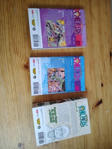One Piece Volumes 31, 32, 33, 103, 106