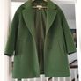 Marks & Spencer Green Coat Size Uk 16 Image 2