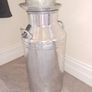 polished aluminium milk churn Image 6