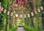 just married wedding banner sign wedding accessories