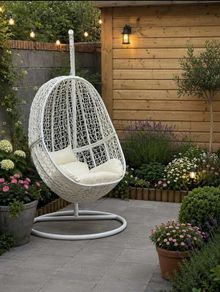 Egg Swing Add Style & Comfort to Your Garden