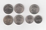 Ireland, 7 Old Irish Coins (No: 373)