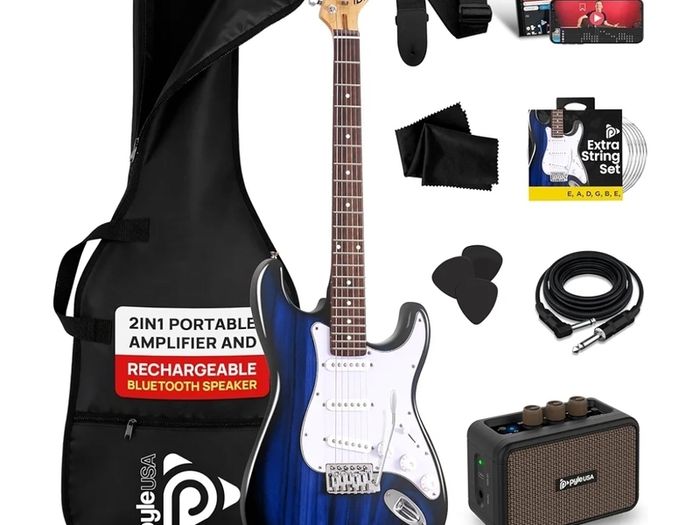 Pyle Electric Guitar with amp