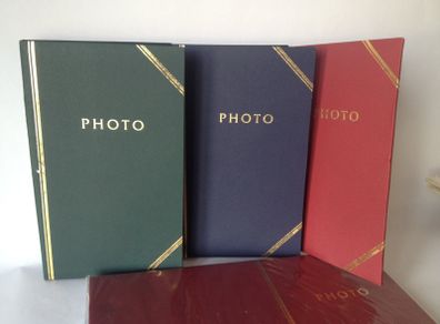 3x Classic Slipcover Photo Albums (Green, Navy, Burgundy) Gold Trim: AVAILABLE FOR COLLECTION