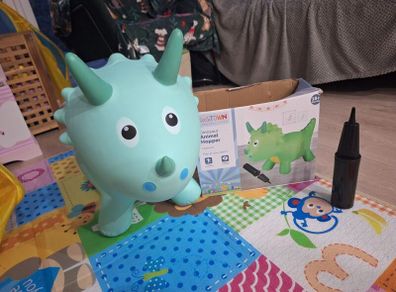 Dinosaur Animal Hopper, Inflatable Ride on Toy
