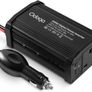 300W Car Power Inverter 12V to 240V / 230V Converter, USB-A and USB-C 3A Charging Ports - Charge Your Laptop, iPad, iPhone, Tablet, Consoles & More - Durable and Powerful - Black Aluminum Body Image 3