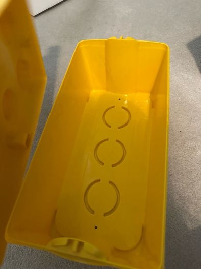 Lego yellow storage box