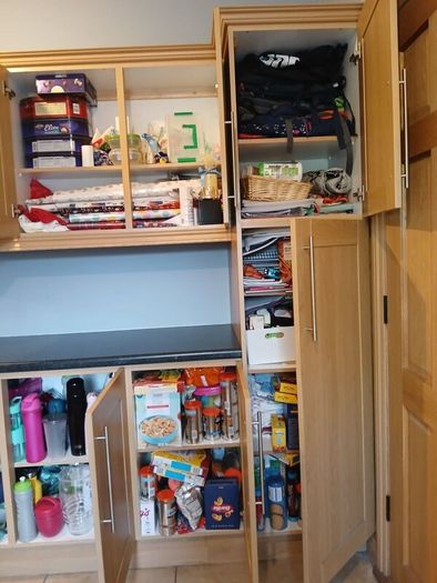12 Kitchen / Utility room cabinets and Counter top