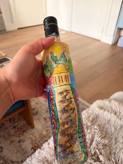 Hand Painted Bottle