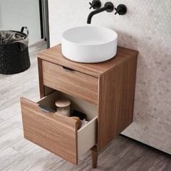 Slim bathroom vanity unit 50cm wide brand new