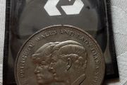 commemorative coin, Charles and Diana