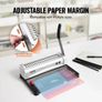 Binding Machine, Comb Binding Machine 21-Holes Binding 450 Sheets, Book Binder Machine with 100 PCS 9.53 mm Comb Binding Spines, for Letter Size, A4, A5 Image 2