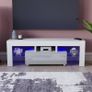 Modern Stylish Tv Cabinet With Led Lights Multiple Colours Available (free Postage) Image 2