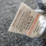 Luxury Padded Super Soft Faux Fur Trim Christmas Stocking Silver Grey Image 9
