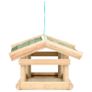 Bird Feeder Solid Wood 35x29.5x21 cm Image 3