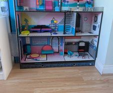 Lol doll house and barbie Doll house