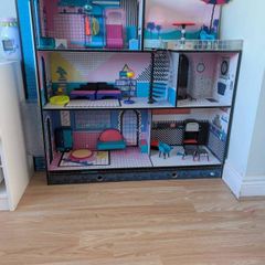 Lol doll house and barbie Doll house
