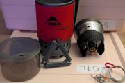 MSR WindBurner Personal Stove System 1L  Excellent Condition with hanging kit