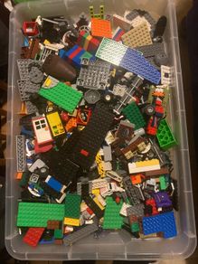 Large box of Lego