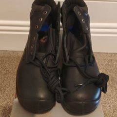 Black ASICS  shoes