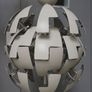 Light pendant Ikea ps 2014 white silver globe ceiling lamp 52 CM Image 2