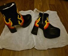 Dollskill Burner Platform Boots - unique design (brand new