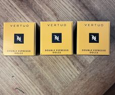 Nespresso Vertuo Double Espresso Dolce 30 Pods 3 Sealed Sleeves