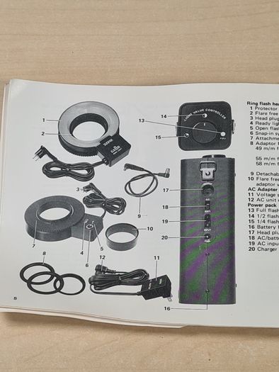 Vintage SunPAK GX8R RING LIGHT for camera photography