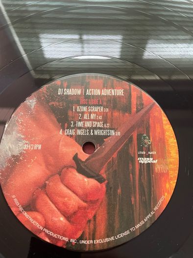DJ Shadow - Action Adventure - 2 x 12" Vinyl LP - 2023 Mass Appeal Records
