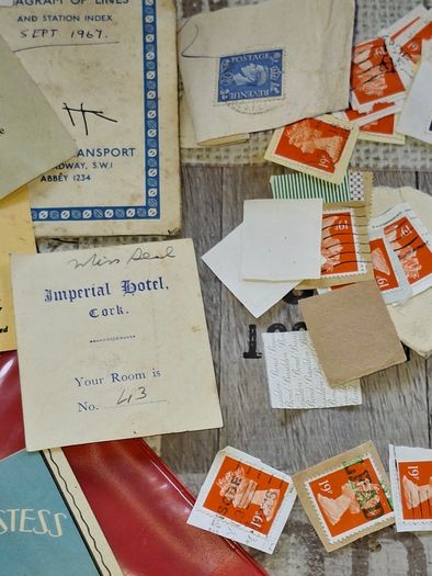 Large Lot of Stamps, Tickets, Labels etc., Postage Available or Collection