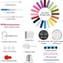 Sewing Kit, Small Sewing Kit 113 Piece Sewing Accessories with Zipper Case, for Home,Travel,Emergency,Adults and Beginners,with Mending,Scissors,Needles and Thread Kits Tape Measure etc Image 3