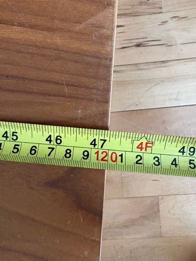 Very low coffee table 60x120xH26cm Rectangular Center Table