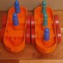 Vintage 1970s Toy Cars with Peg Figures Image 2